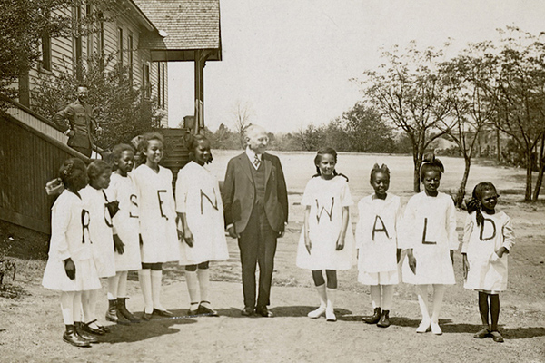 Rosenwald with students